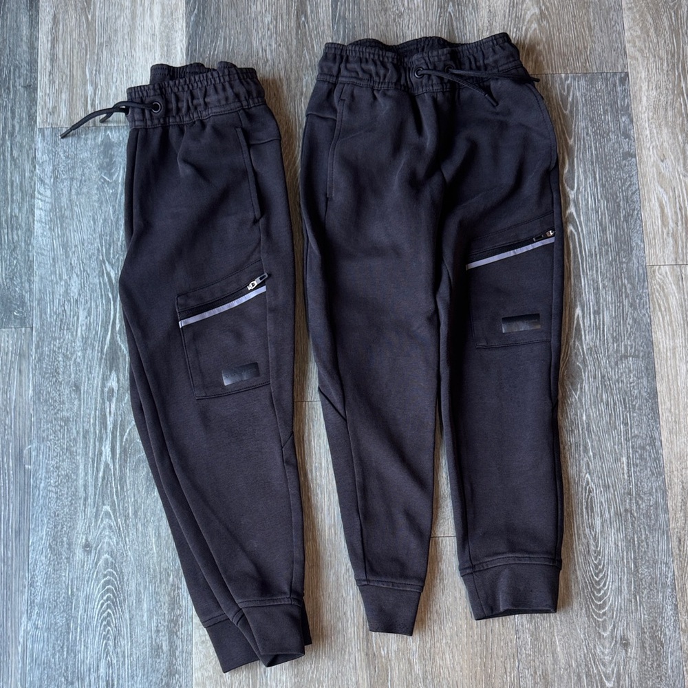 Athletic Works Black Jogger Sweatpants - Pair